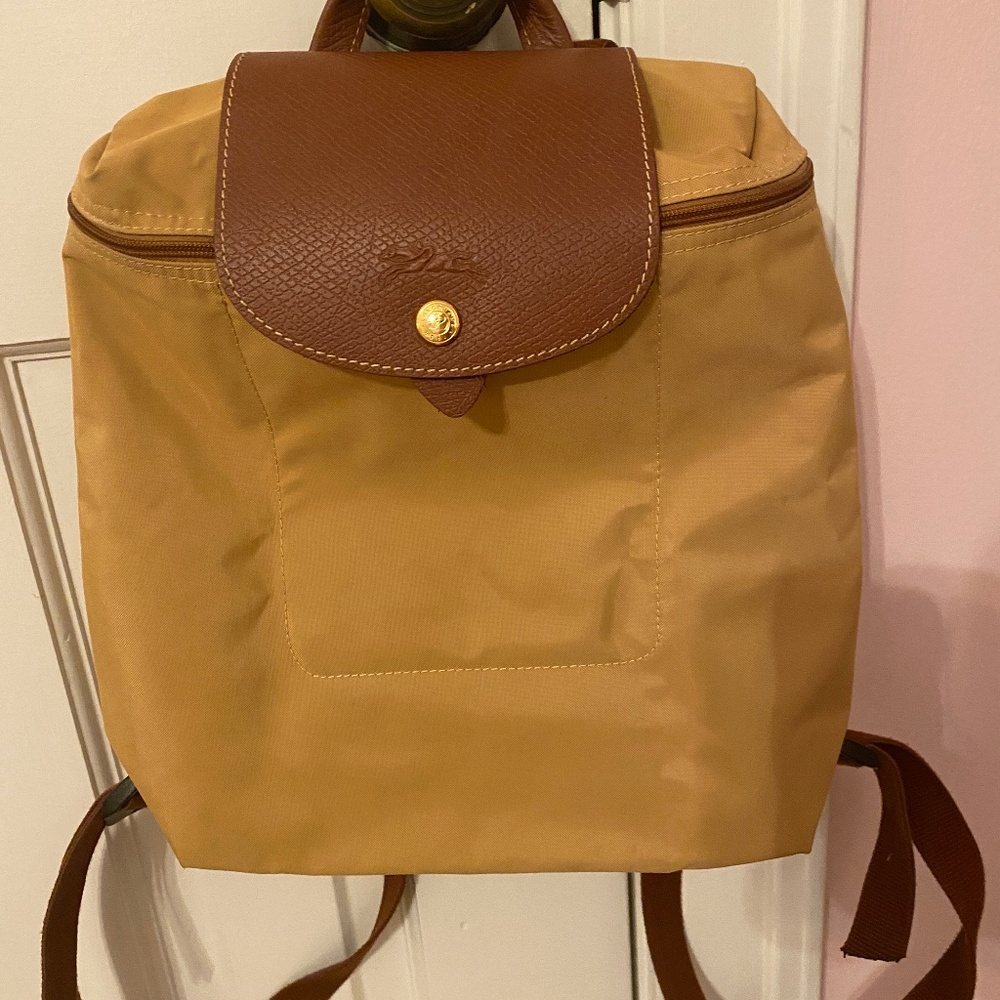 Longchamp Yellow Backpack - image 1